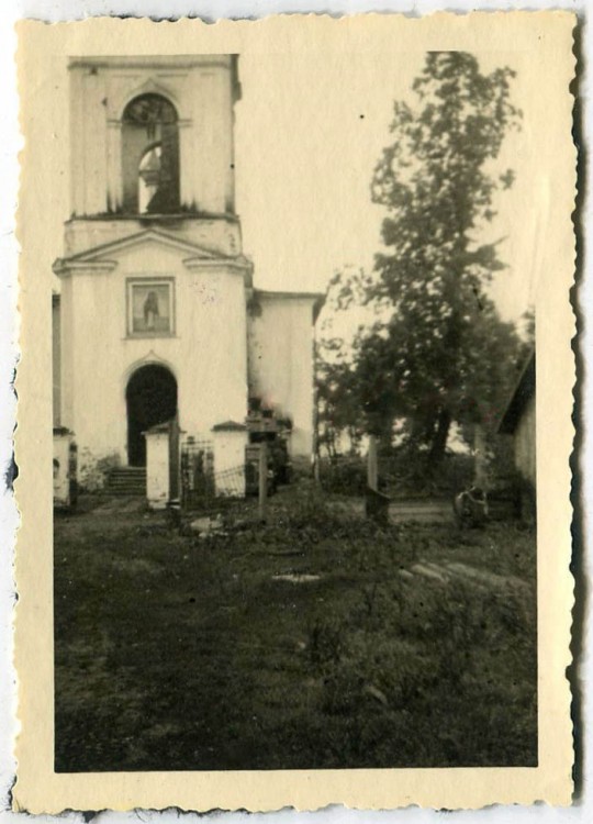 Великий Новгород. Церковь Воскресения Христова на Красном поле. архивная фотография, Фото 1941 г. с аукциона e-bay.de