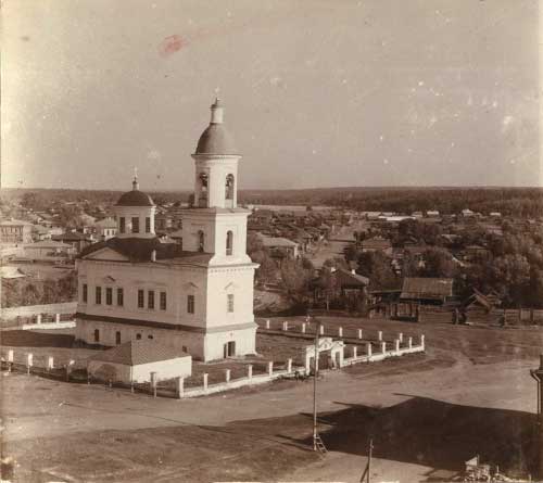 Верхотурье. Церковь Воскресения Христова (Спасо-Воскресенская). архивная фотография, фото начала ХХ века