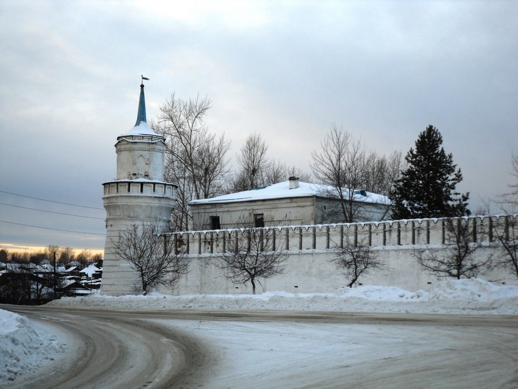Верхотурье. Николаевский мужской монастырь. дополнительная информация, угловая башенка