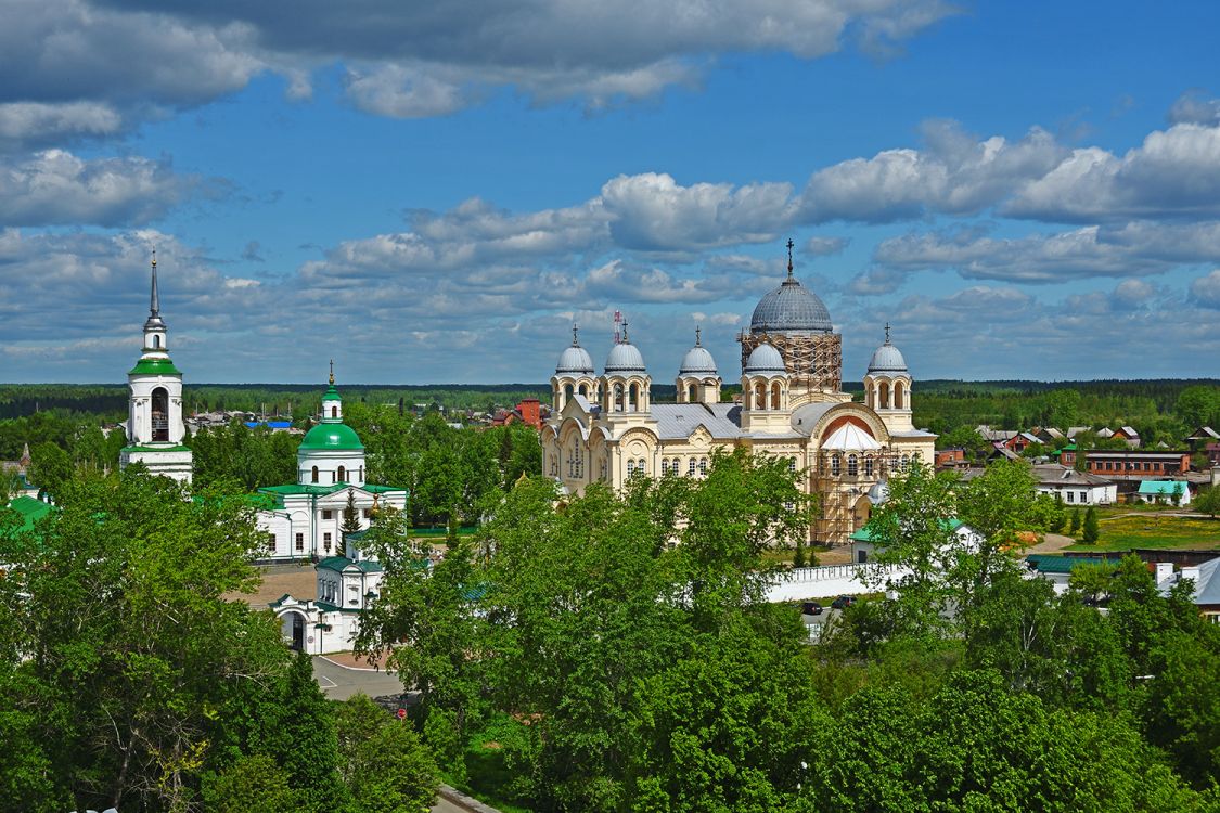 Верхотурье. Николаевский мужской монастырь. общий вид в ландшафте