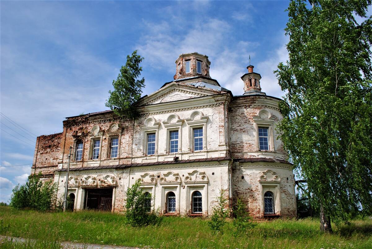 Церковь Рождества Христова, Дерябино (Верхотурский район (ГО Верхотурский), Свердловская область). фасады