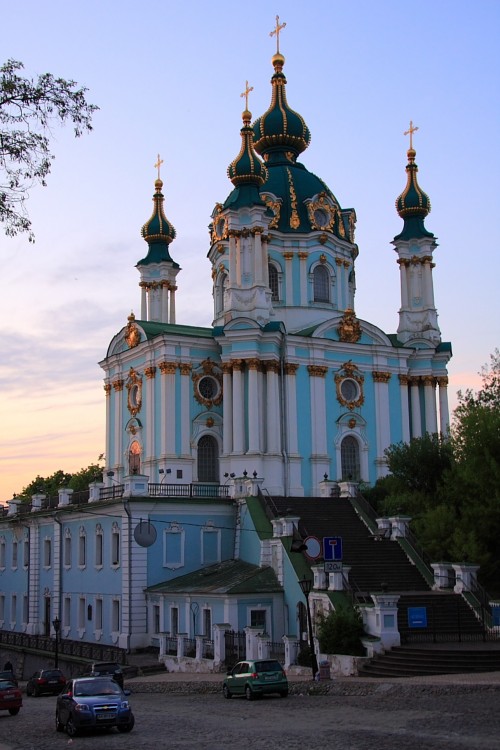 Церковь Андрея Первозванного, Андреевская Гора (Шевченковский район, Украина, г. Киев). фасады