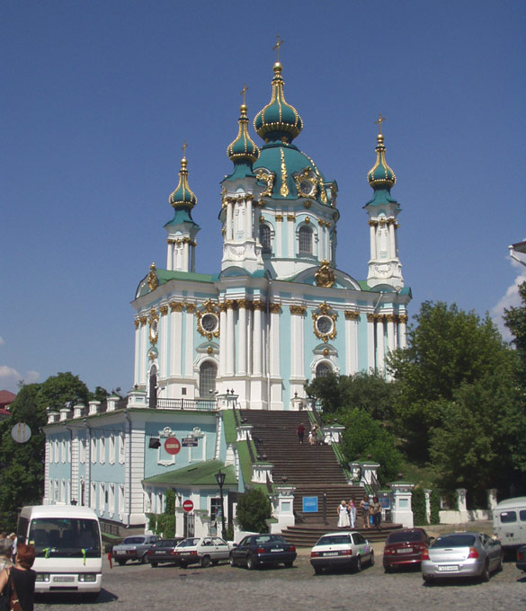 Церковь Андрея Первозванного, Андреевская Гора (Шевченковский район, Украина, г. Киев). фасады