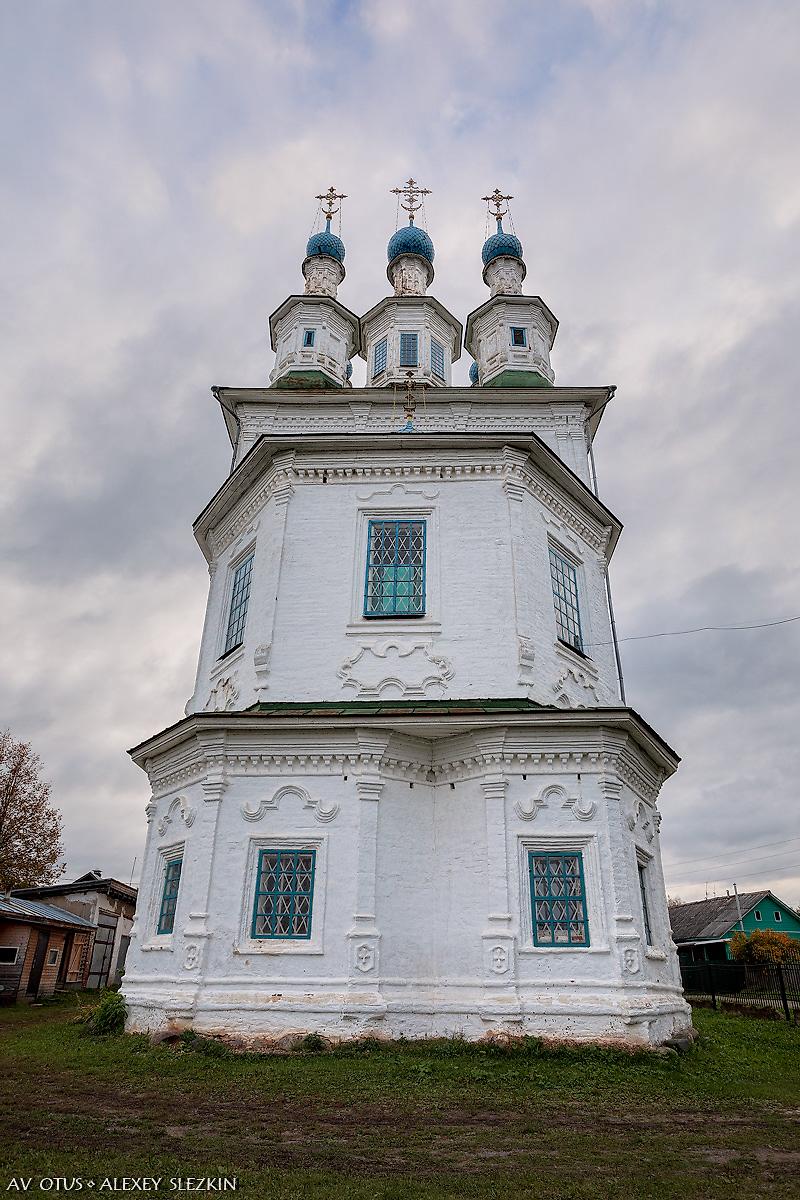 фасады. Церковь Троицы Живоначальной на Зелене, Тотьма (Тотемский район, Вологодская область)
