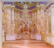 Собор Преображения Господня, Иконостас. Фотография 1909 года С.М. Прокудина-Горского, источник - сайт проекта "Наследие Прокудина-Горского"<br>, Белозерск, Белозерский район, Вологодская область