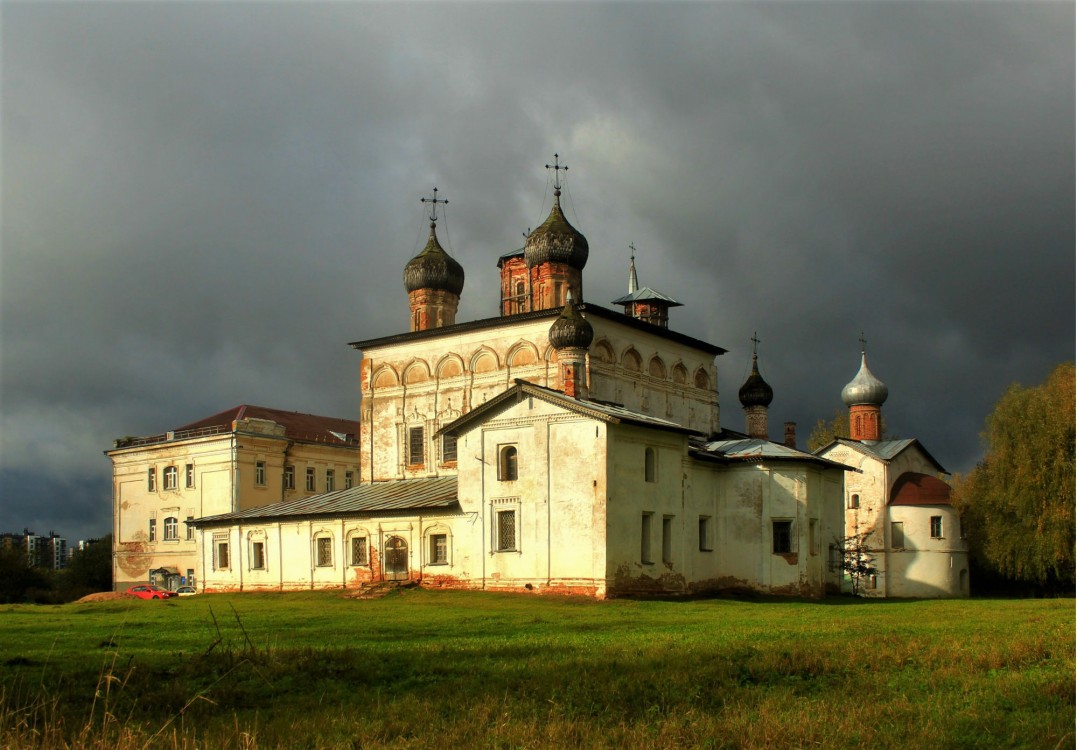 Деревяницкий монастырь, Великий Новгород (Великий Новгород, город, Новгородская область). общий вид в ландшафте