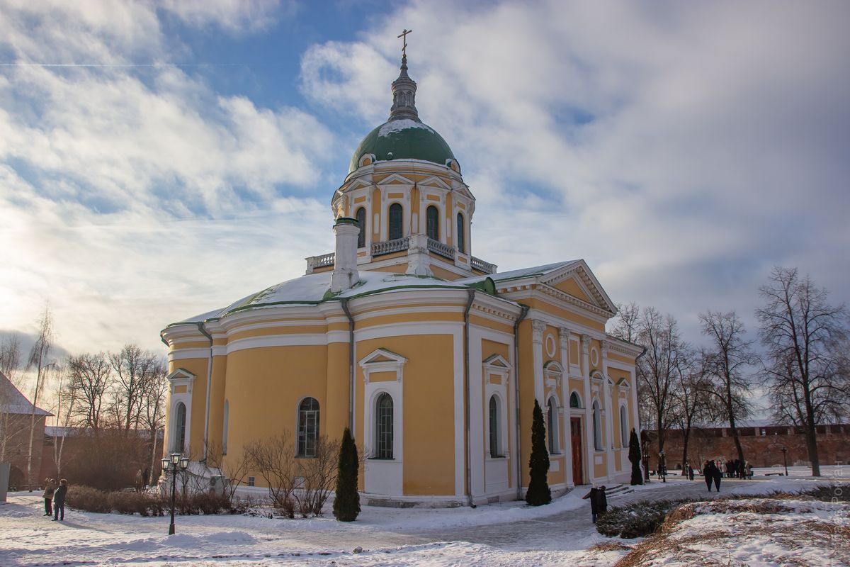 Вид с востока, фасады. Кремль. Собор Усекновения главы Иоанна Предтечи, Зарайск (Зарайский городской округ, Московская область)