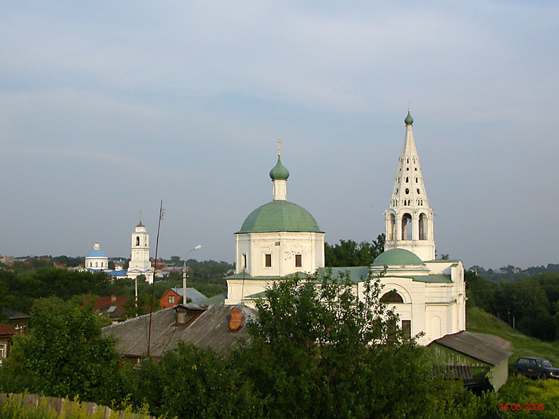 Собор Троицы Живоначальной, Серпухов (Серпуховский городской округ и гг. Протвино, Пущино, Московская область). общий вид в ландшафте