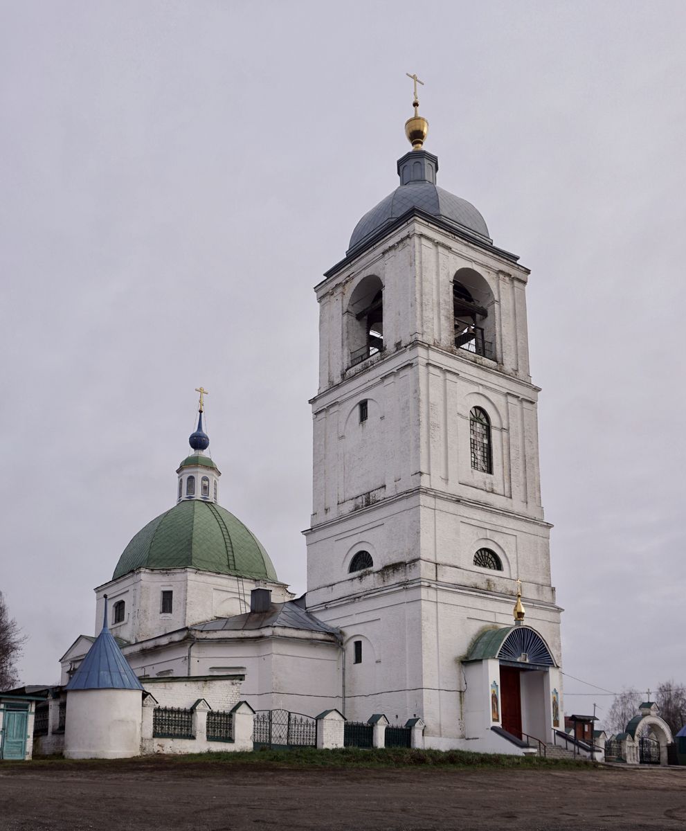 фасады. Церковь Богоявления Господня, Леоново (Петушинский район, Владимирская область)