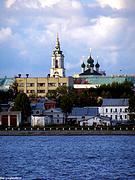 Церковь Спаса Нерукотворного Образа в рядах, Вид с противоположного берега Волги<br>, Кострома, Кострома, город, Костромская область