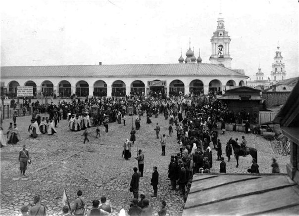 Кострома. Церковь Спаса Нерукотворного Образа в рядах. архивная фотография, Фото начала 20-го века.