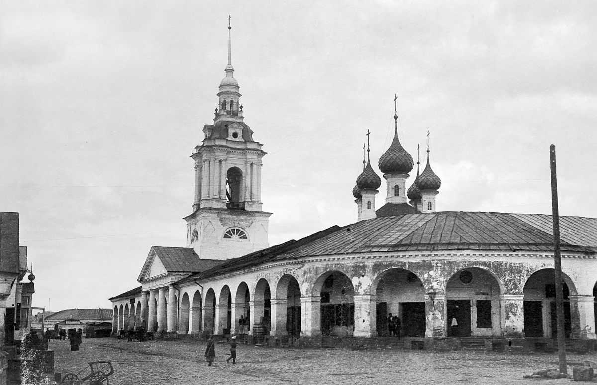Церковь Спаса Нерукотворного Образа в рядах, Кострома (Кострома, город, Костромская область). архивная фотография, Фото нач. ХХ века.