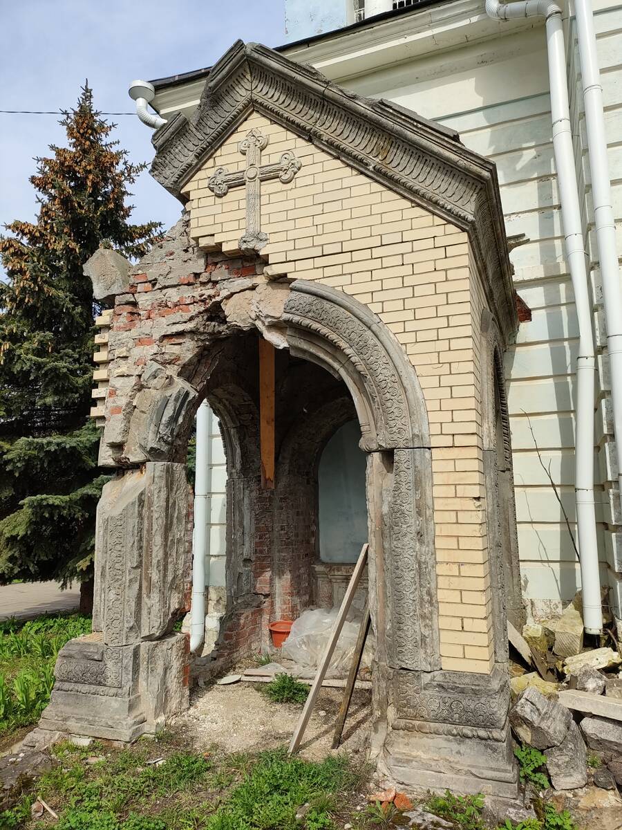 Церковь Покрова Пресвятой Богородицы, Покровское (Рузский городской округ, Московская область). архитектурные детали