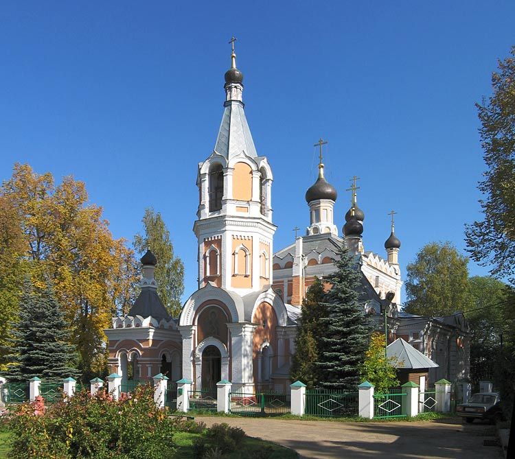 Солнечногорск. Церковь Николая Чудотворца. общий вид в ландшафте, 		      