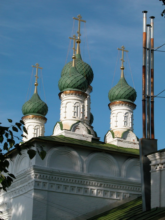 Кострома. Церковь Спаса Преображения за Волгой. архитектурные детали