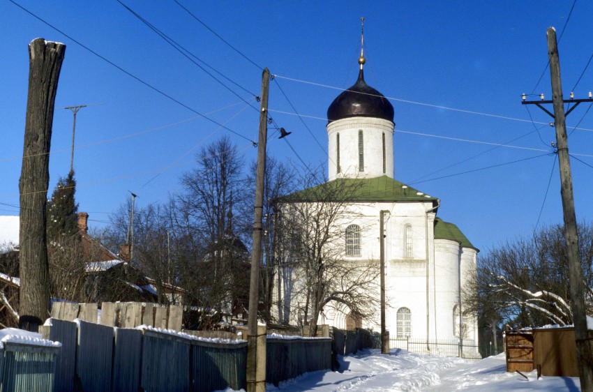 Звенигород. Собор Успения Пресвятой Богородицы на Городке. общий вид в ландшафте