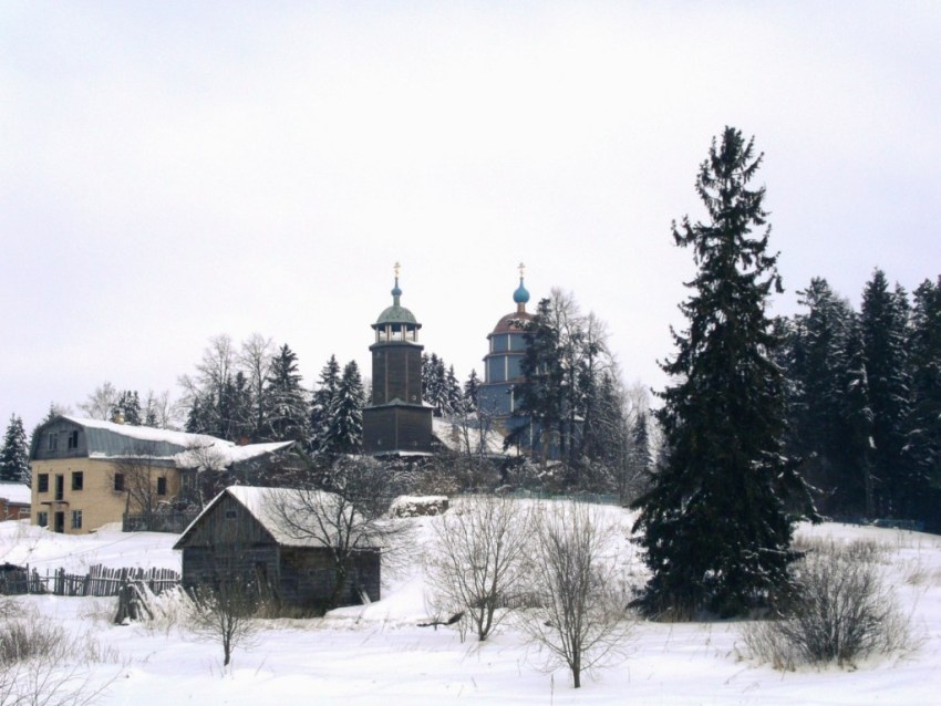 Церковь Сретения Господня, Пески (Шаховской городской округ, Московская область). дополнительная информация, вид с юго-запада