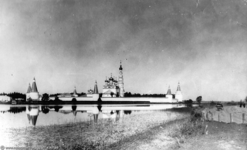 Успенский Иосифо-Волоцкий монастырь, Теряево (Волоколамский городской округ, Московская область). архивная фотография, Фото с сайта pastvu.ru  Фото 1909 год.