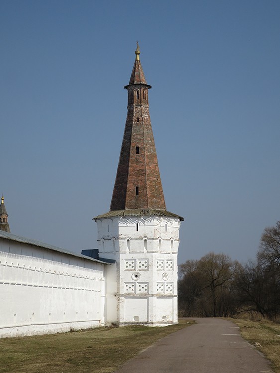 Теряево. Успенский Иосифо-Волоцкий монастырь. фасады, Часовая башня (1677 г.).