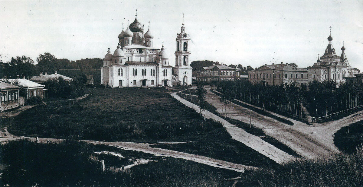 Собор Успения Пресвятой Богородицы, Дмитров (Дмитровский городской округ, Московская область). архивная фотография, Фото 1900-х гг.