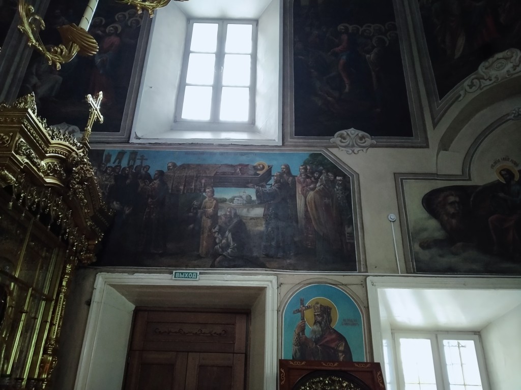 Церковь Иоанна Златоуста, Воскресенск (Воскресенский городской округ, Московская область). интерьер и убранство, настенная роспись основного объема