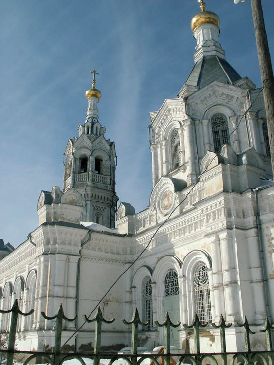Церковь Тихвинской иконы Божией Матери, Цюрупы им., посёлок (Воскресенский городской округ, Московская область). фасады