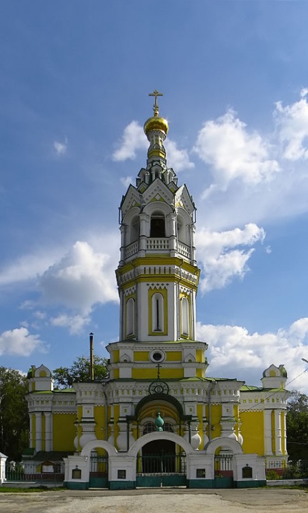 Церковь Тихвинской иконы Божией Матери, Цюрупы им., посёлок (Воскресенский городской округ, Московская область). фасады