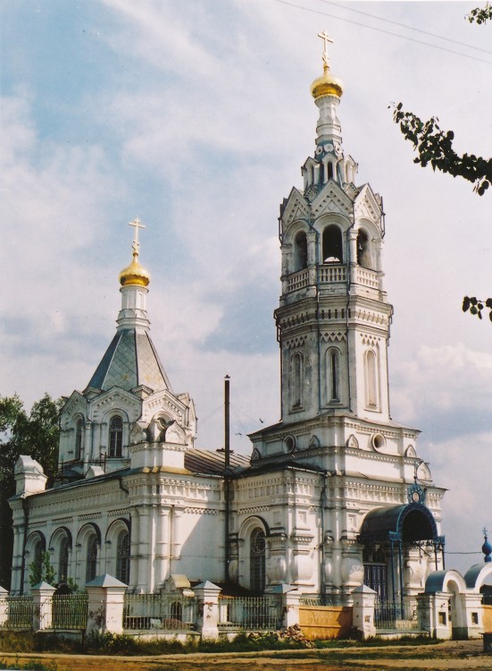 Цюрупы им., посёлок. Церковь Тихвинской иконы Божией Матери. фасады