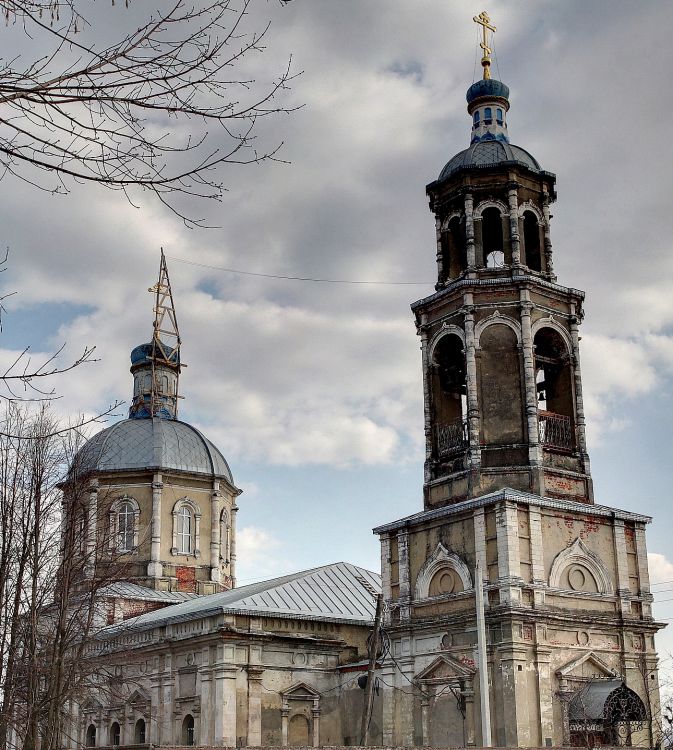 Церковь Космы и Дамиана, Виноградово (Алешино) (Воскресенский городской округ, Московская область). фасады