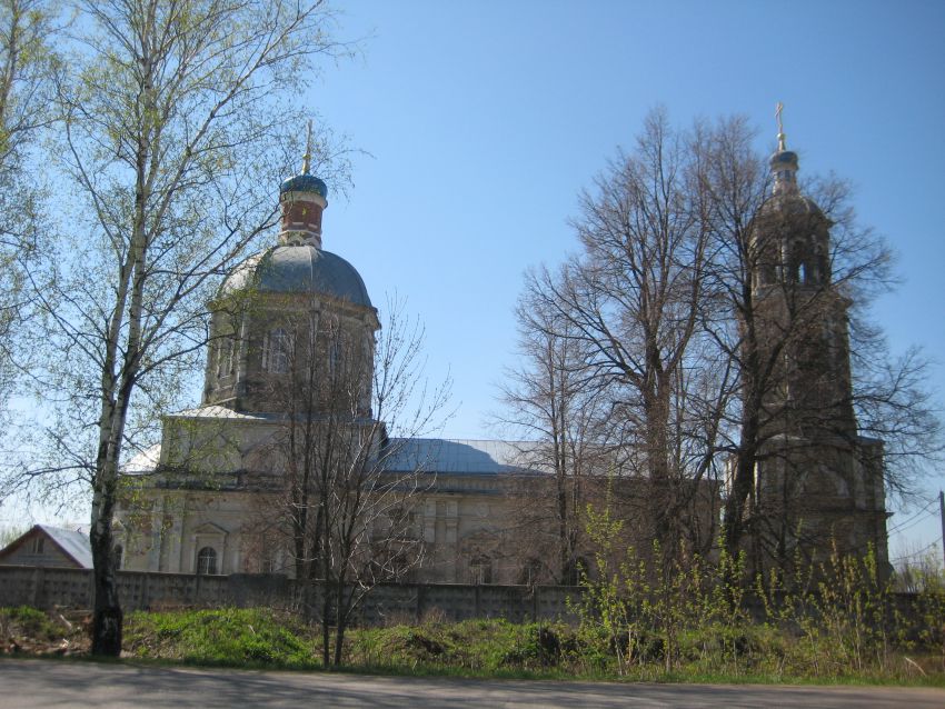 Церковь Космы и Дамиана, Виноградово (Алешино) (Воскресенский городской округ, Московская область). общий вид в ландшафте