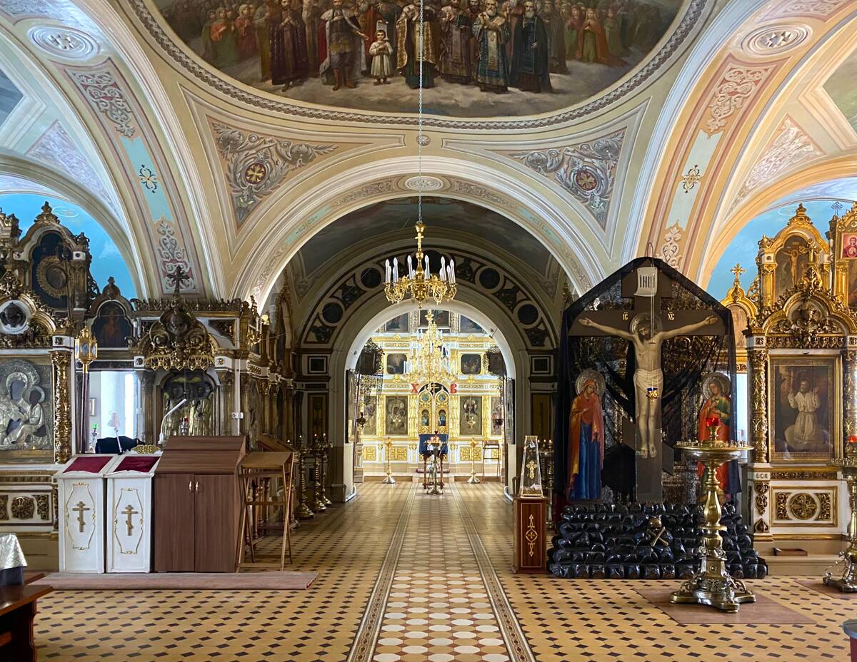 Церковь Воздвижения Креста Господня, Марчуги (Воскресенский городской округ, Московская область). интерьер и убранство, Интерьер, общий вид