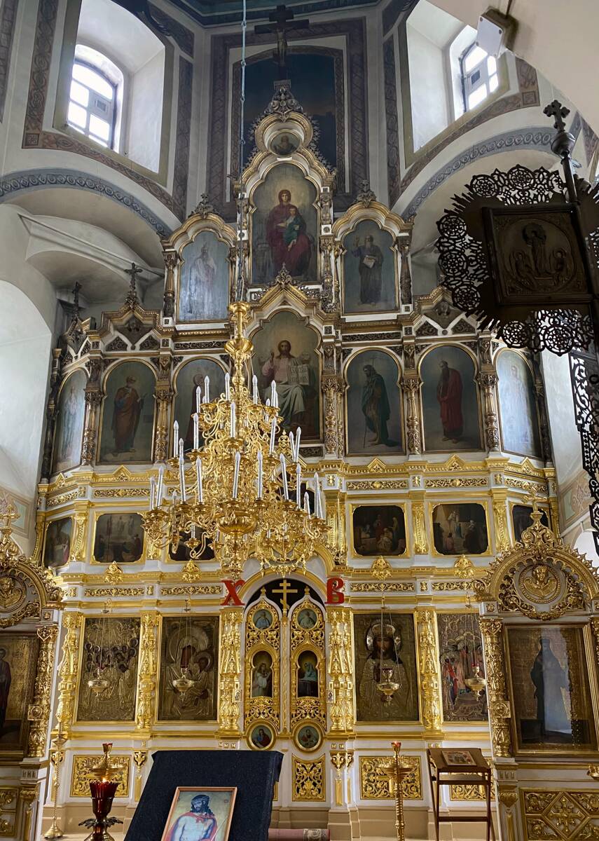Церковь Воздвижения Креста Господня, Марчуги (Воскресенский городской округ, Московская область). интерьер и убранство, Главный иконостас