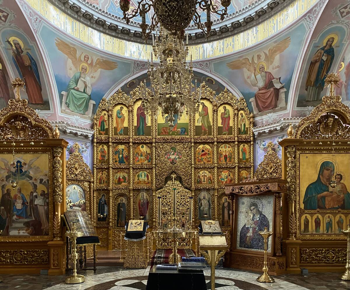 Церковь Рождества Христова, Михалёво (Воскресенский городской округ, Московская область). интерьер и убранство, Интерьер, вид от входа