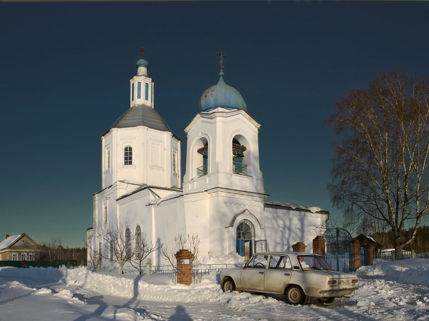 Церковь Владимирской иконы Божией Матери, Осташово (Воскресенский городской округ, Московская область). фасады