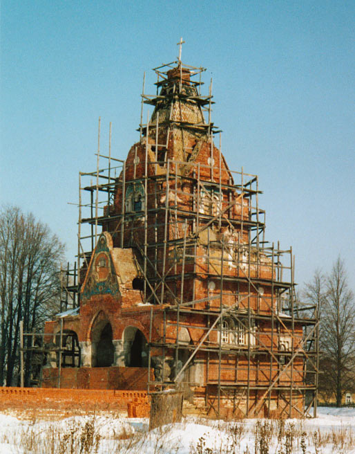 Федино. Церковь Серафима Саровского. документальные фотографии