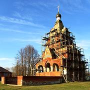 Церковь Серафима Саровского, вид с юго-запада, Федино, Воскресенский городской округ, Московская область