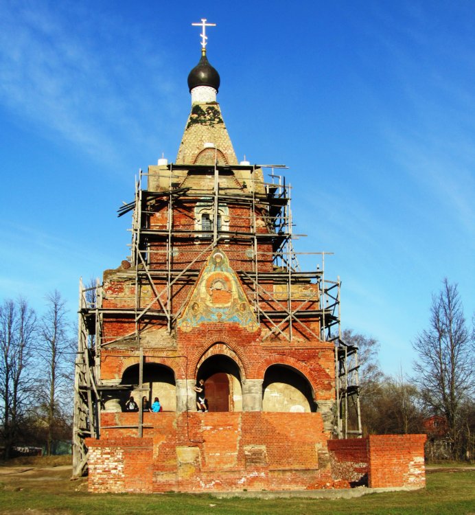 Церковь Серафима Саровского, Федино (Воскресенский городской округ, Московская область). документальные фотографии, западный фасад