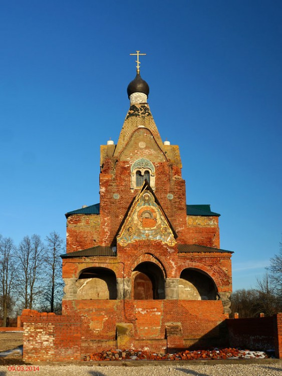 Федино. Церковь Серафима Саровского. фасады