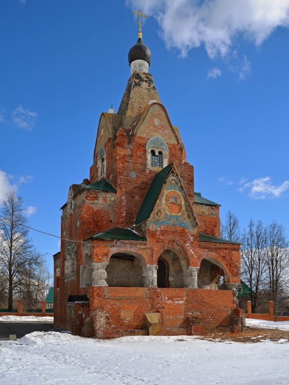 Федино. Церковь Серафима Саровского. фасады, Вид с северо-запада