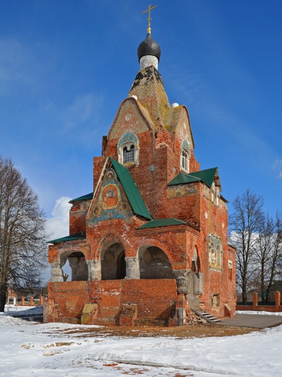 Церковь Серафима Саровского, Федино (Воскресенский городской округ, Московская область). фасады, Вид с юго-запада