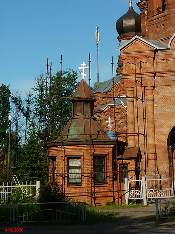 Ликино-Дулёво. Церковь Иоанна Богослова. архитектурные детали, Северная башня