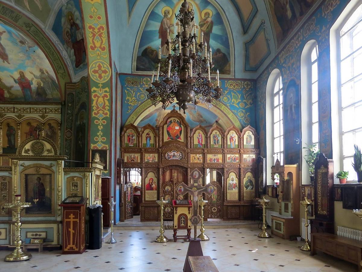 Интерьер южного придела, интерьер и убранство. Церковь Иоанна Богослова, Ликино-Дулёво (Орехово-Зуевский городской округ, Московская область)