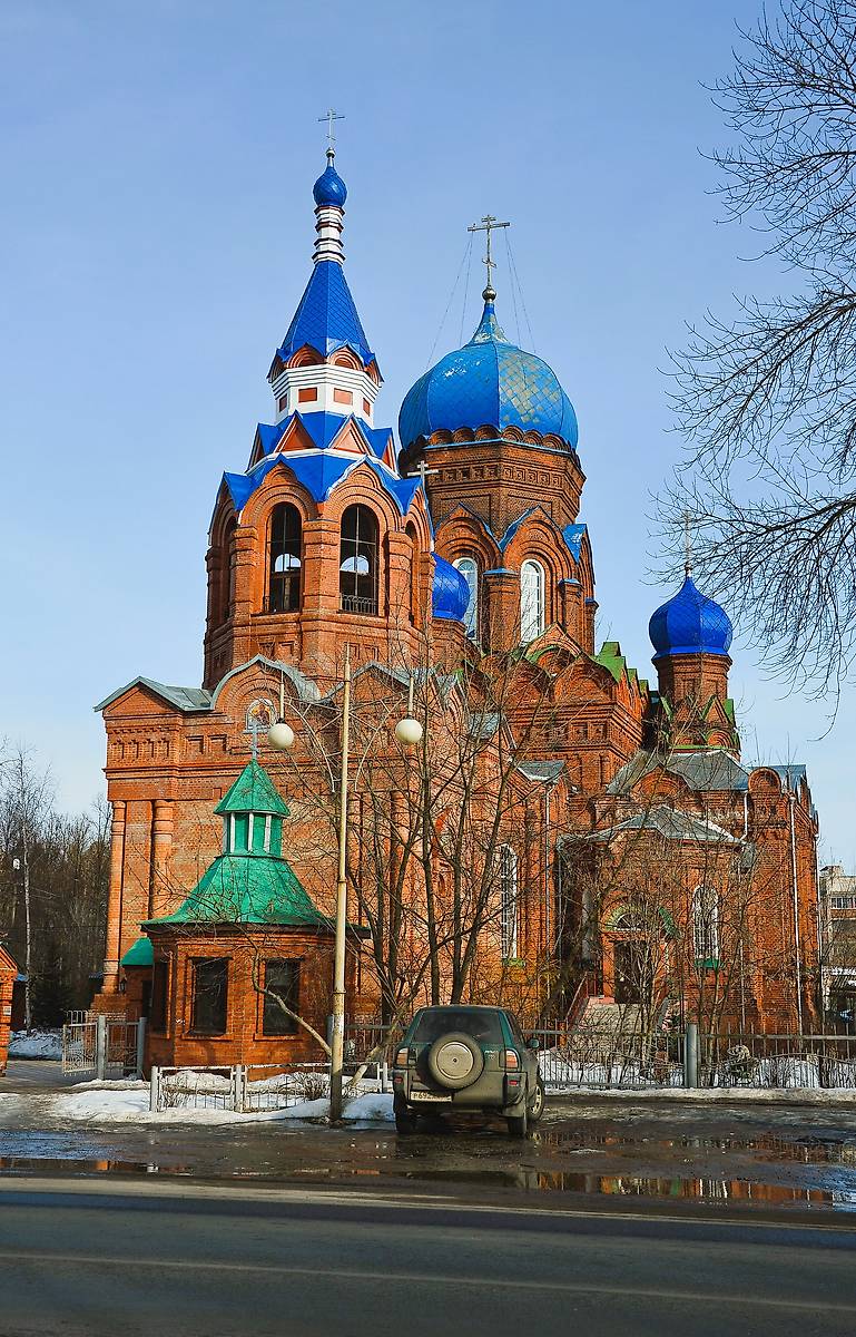 фасады. Церковь Иоанна Богослова, Ликино-Дулёво (Орехово-Зуевский городской округ, Московская область)