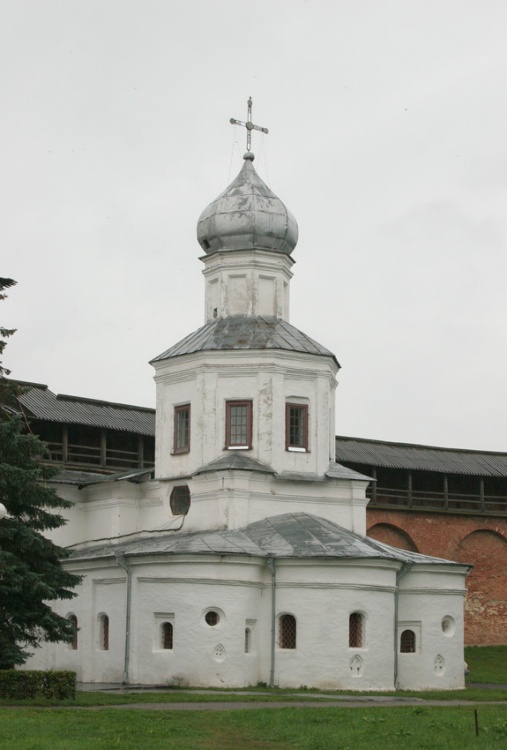 Кремль. Церковь Покрова Пресвятой Богородицы, Великий Новгород (Великий Новгород, город, Новгородская область). фасады
