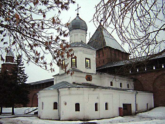 Кремль. Церковь Покрова Пресвятой Богородицы, Великий Новгород (Великий Новгород, город, Новгородская область). фасады