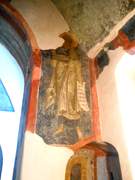 Кремль. Церковь Сергия Радонежского с Евфимиевской часозвоней, Пророк Иона. Фреска XV в., Великий Новгород, Великий Новгород, город, Новгородская область