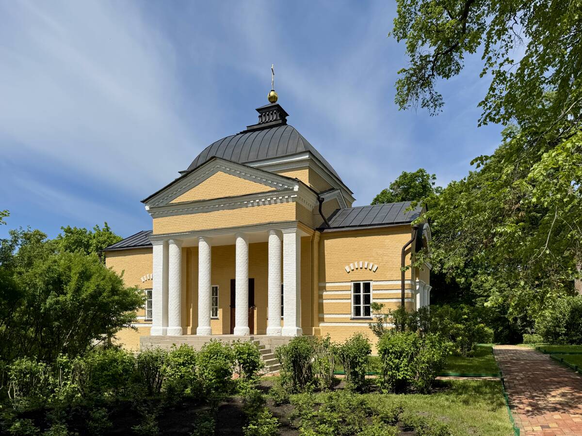 Церковь Марии Египетской, Лермонтово (Белинский район, Пензенская область). фасады, Вид с юго-востока