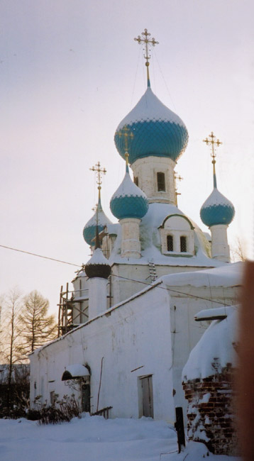 Богородицко-Сретенский Новодевичий монастырь. Собор Сретения Владимирской иконы Божией Матери (Владимирский), Переславль-Залесский (Переславский район и г. Переславль-Залесский, Ярославская область). архитектурные детали