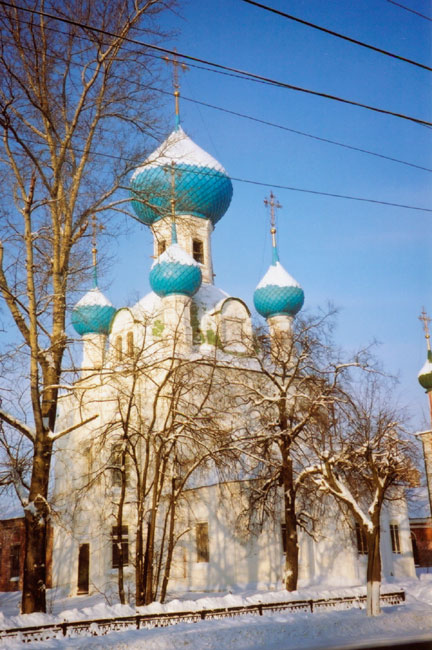 Переславль-Залесский. Богородицко-Сретенский Новодевичий монастырь. Собор Сретения Владимирской иконы Божией Матери (Владимирский). фасады