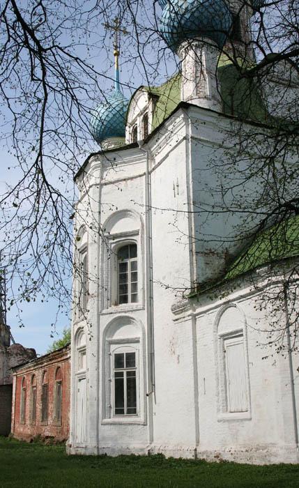 Богородицко-Сретенский Новодевичий монастырь. Собор Сретения Владимирской иконы Божией Матери (Владимирский), Переславль-Залесский (Переславский район и г. Переславль-Залесский, Ярославская область). архитектурные детали